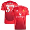 Officiële Voetbalshirt Manchester United Mainoo 37 Thuis 2024-25 - Heren